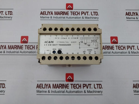 Ac&M Watt Transducer Tdw-cybaca 50Hz