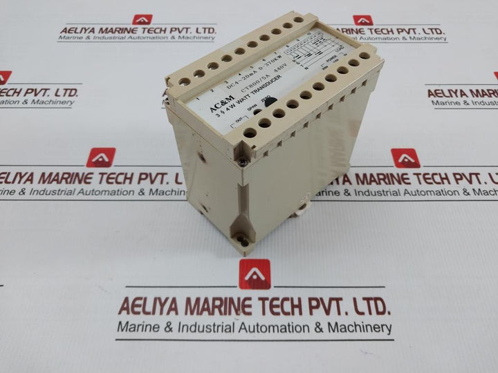 Ac&M Watt Transducer Tdw-cybaca 50Hz