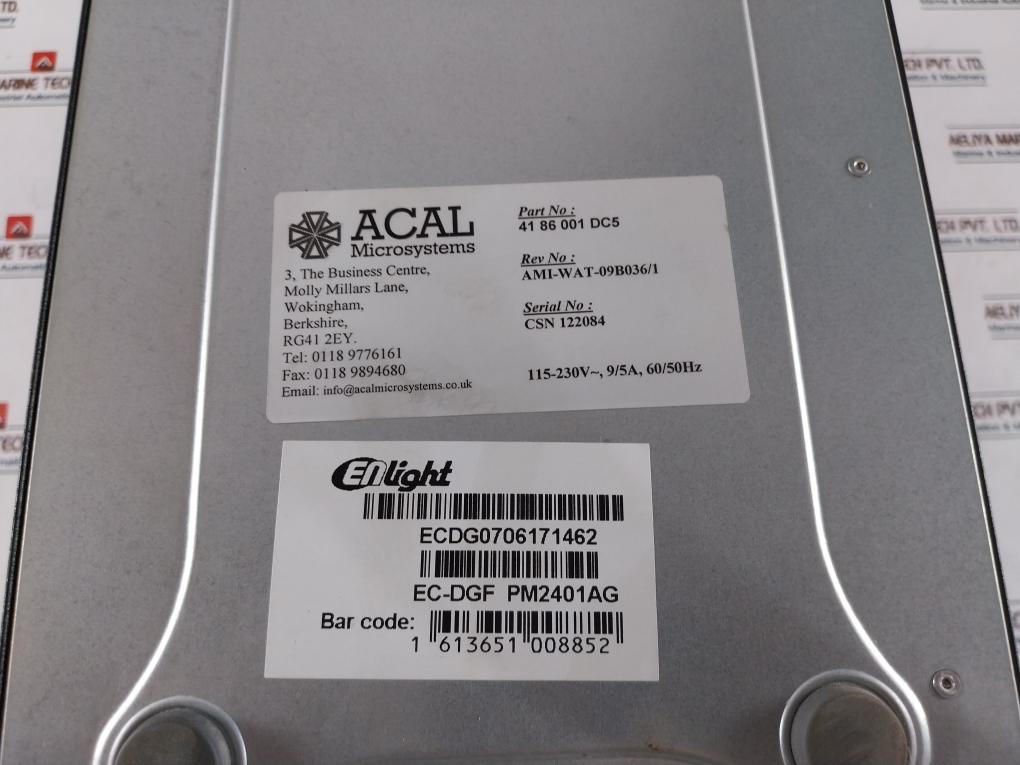 Acal Microsystems 4186001Dc5 Cpu Unit Fsp300-60Pln