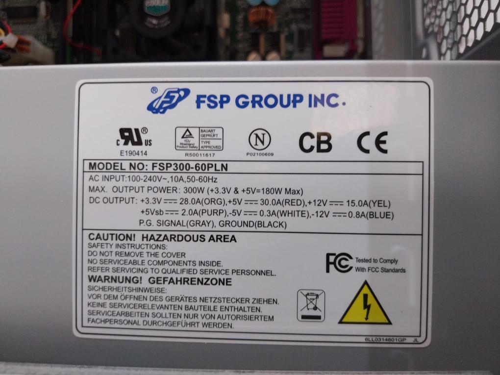 Acal Microsystems 4186001Dc5 Cpu Unit Fsp300-60Pln