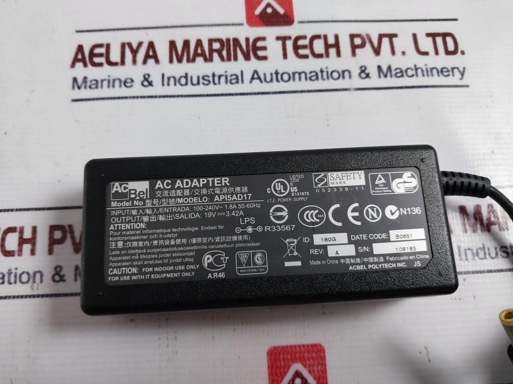 ACBEL API5AD17 I.T.E. Adapter Power Supply