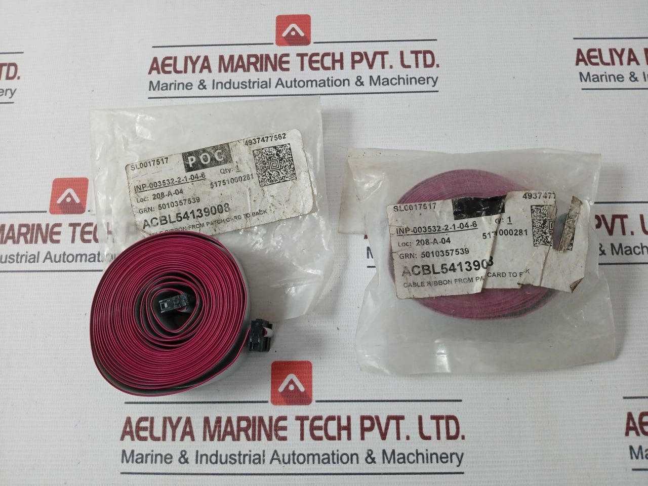 Acbl54139008 Cable Ribbon From Patch Card To Back 105°C 300V 28Awg 2014010610