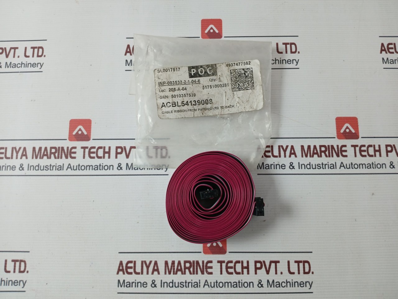 Acbl54139008 Cable Ribbon From Patch Card To Back 105°C 300V 28Awg 2014010610