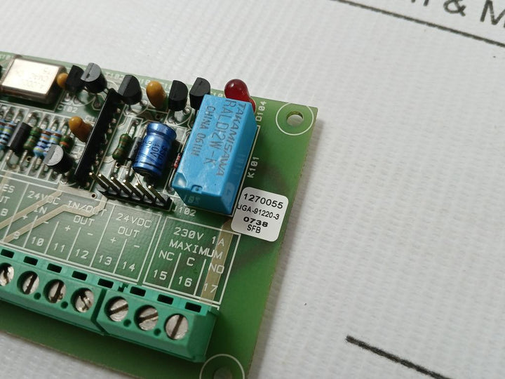 Access Interface And Relay Expansion Pcb Module Uga-91220-3B Scana Servoteknikk