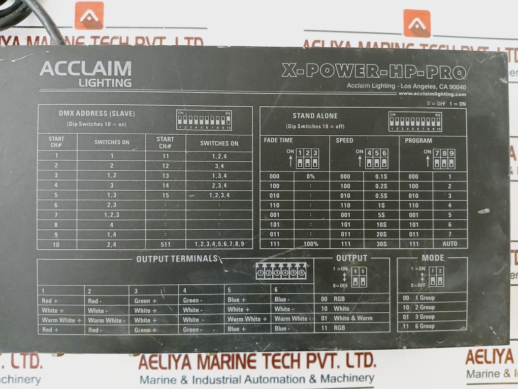 ACCLAIM X-POWER-HP-PRO Power Supply 220-240vac