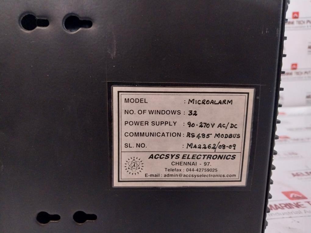 Accsys Electronics Micro Alarm Annunciator 90-270V Ac/Dc Rs485 Modbus