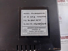 Accsys Electronics Microscan-101 Temperature Scanner Pt100, 90-270V Ac/Dc