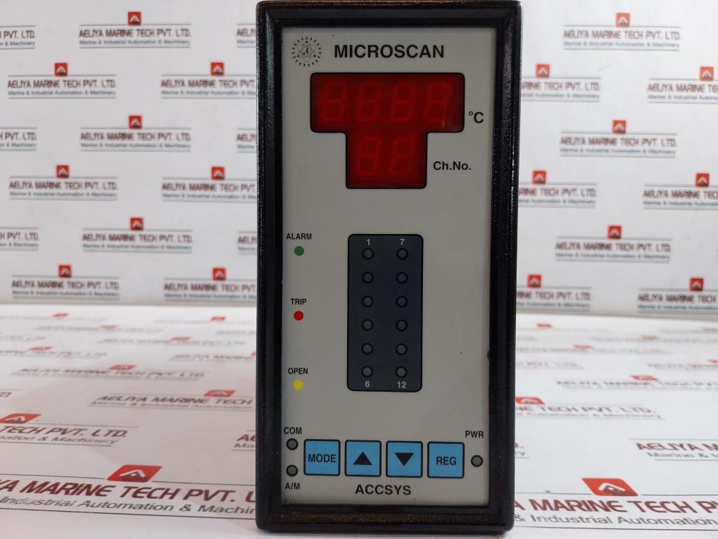 Accsys Electronics Microscan-101 Temperature Scanner Pt100, 90-270V Ac/Dc