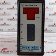 Accsys Electronics Microscan-101 Temperature Scanner Pt100, 90-270V Ac/Dc