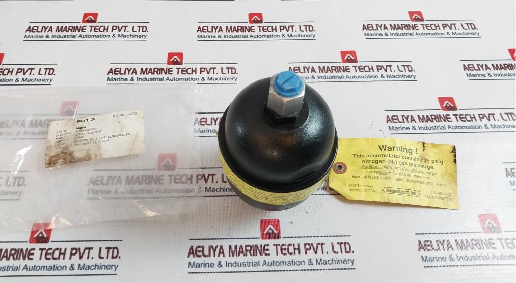 Accumulators Am-20-250 Hydraulic Diaphragm Accumulator 3045 Psi