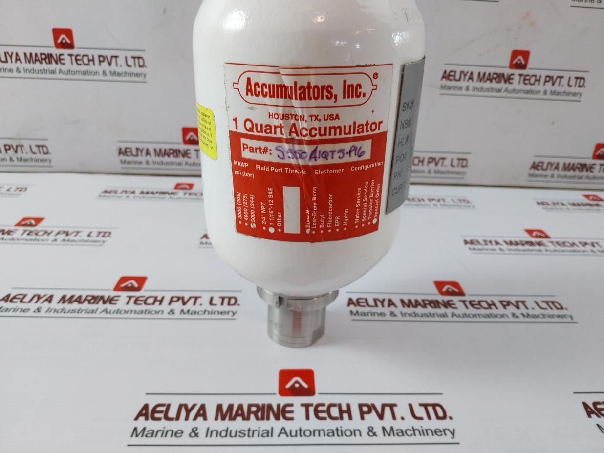 Accumulators S550A1Qt5-p16 1 Quart Accumulator 1931079-03