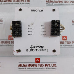 Accurate Automation Power Transformer 1500 V.A