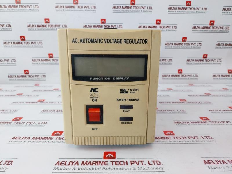 Acdc Dynamics Savr-1000Va Automatic Voltage Regulator Input: 140-260V