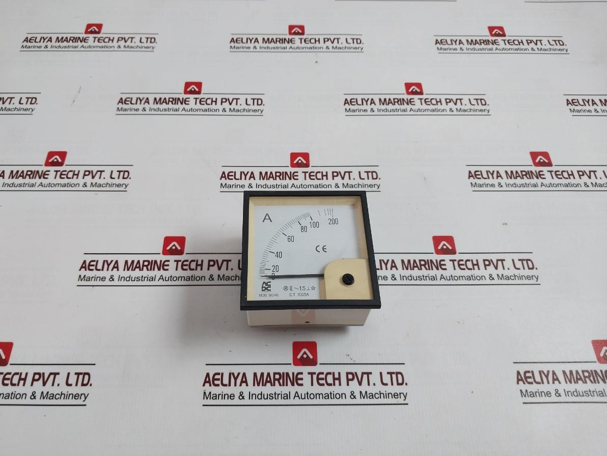 Acdc Dynamics Sq-96 Analog Ammeter 100/200A – Aeliya Marine Tech