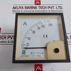 Acdc Dynamics Sq-96 Analog Ammeter 100/200A