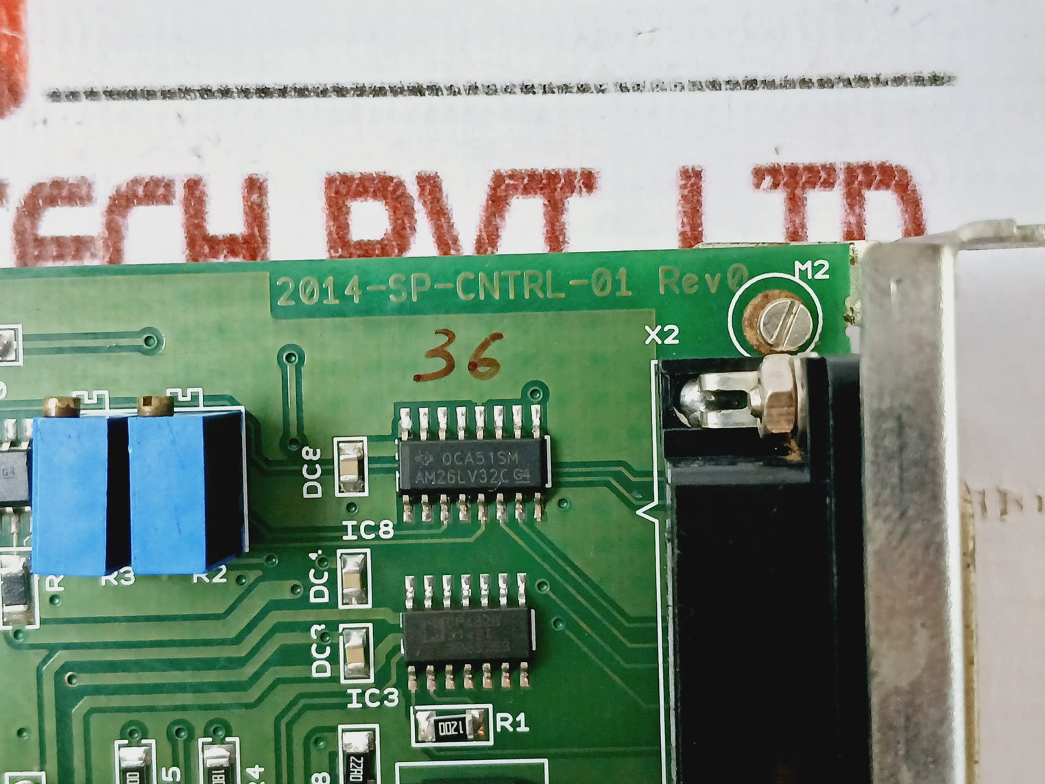 ACE 2014-SP-CNTRL-01 PCB Control Board D217899