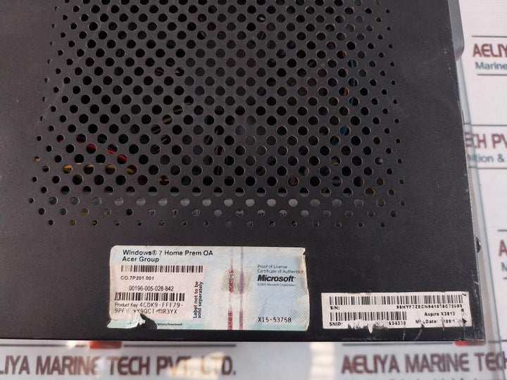 Acer Aspire X3812 Processor Unit