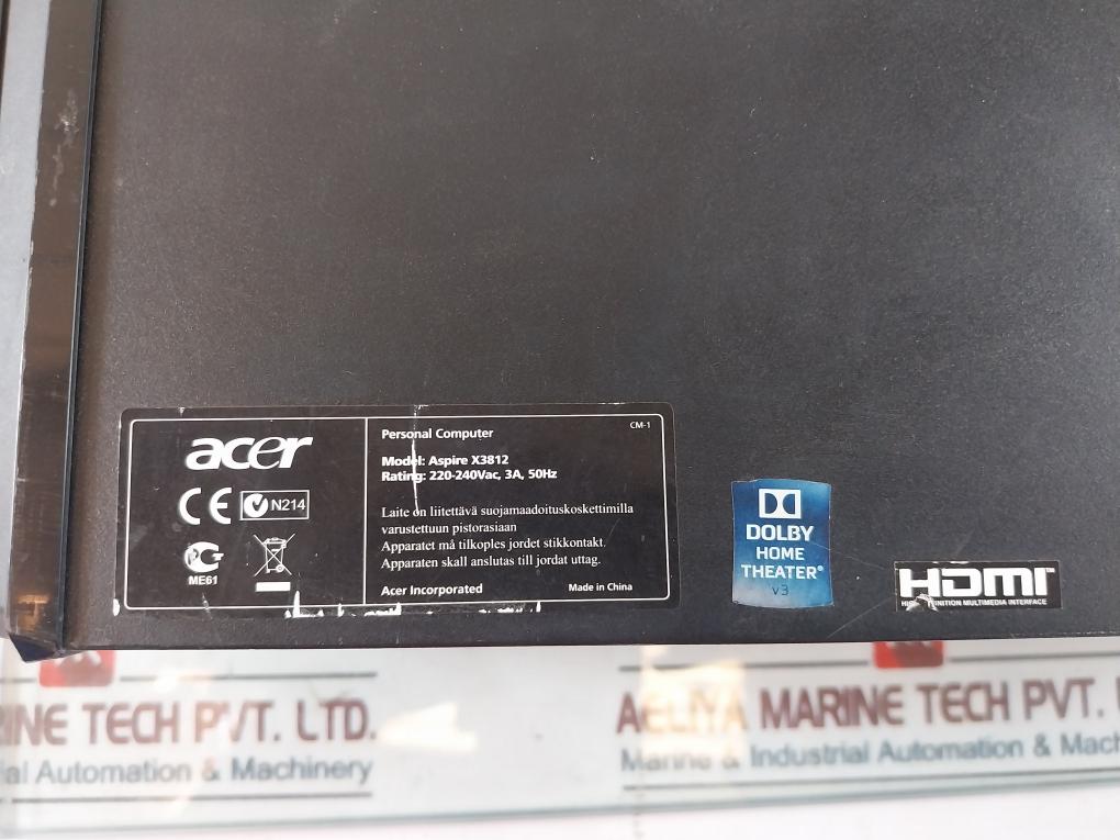 Acer Aspire X3812 Processor Unit