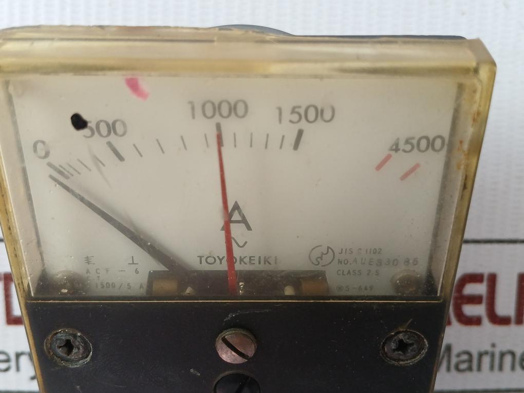Acf-6 Toyo Keiki Ammeter