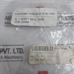 Shaft Seal Kit G050 for ACG 70 N3 IVBO Pump - Job 53946