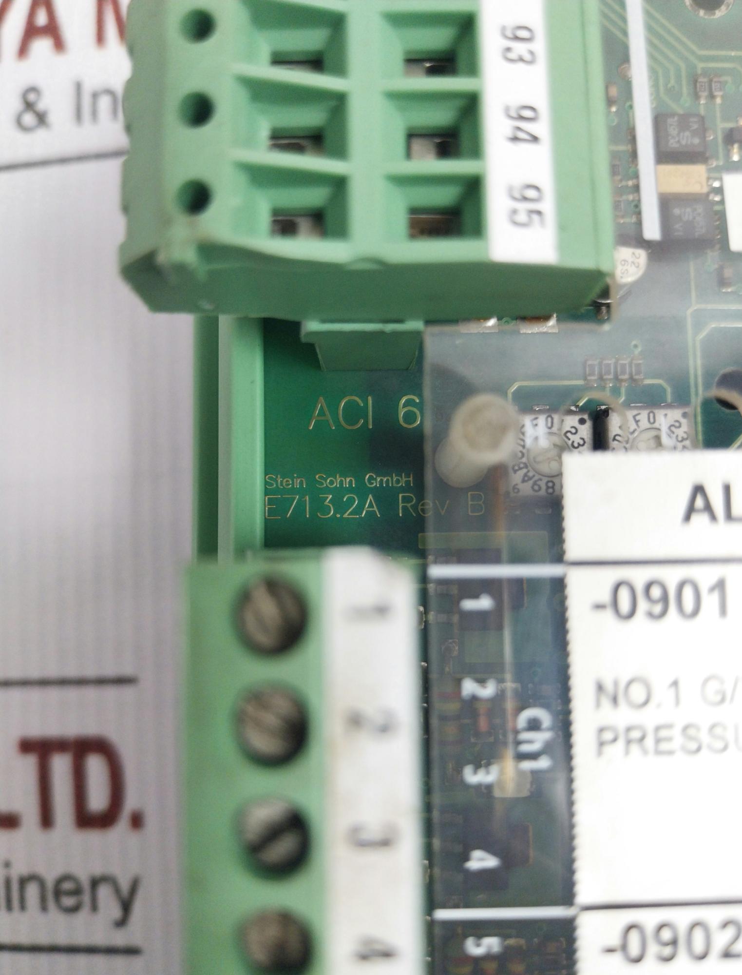 Aci 6 Plus Stein Sohn E713.2A Rev B Analog Current Input Pcb Module