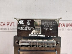 Acme Ce99-0100-f3 Industrial Control Transformer A303-702429 600V-30A A-701758