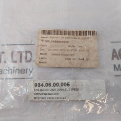 Acme Miami Sab-6-2 Mcmaster Fan Motor Kit 240V 15A