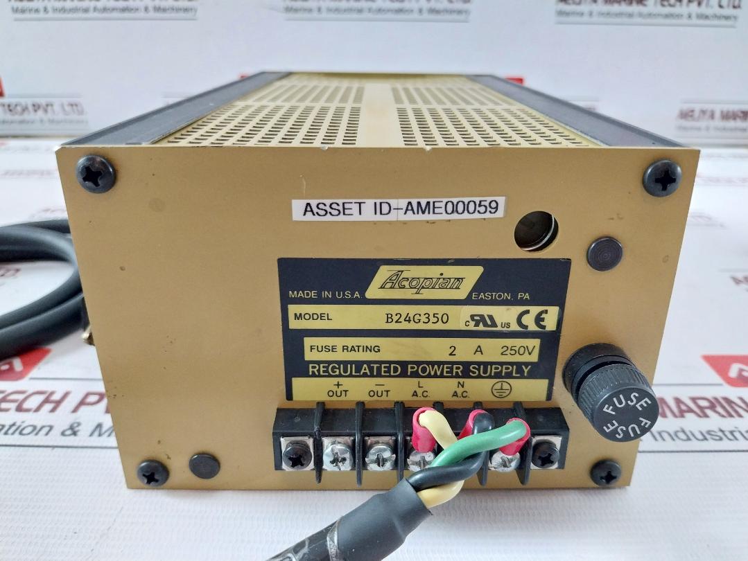 Acopian B24G350 Regulated Power Supply 1-mt