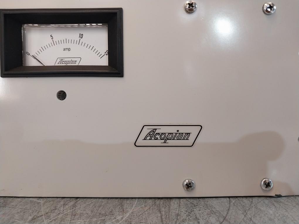 Acopian V24PT15AFP Regulated Power Supply 0-30 VDC 0-15 AMP