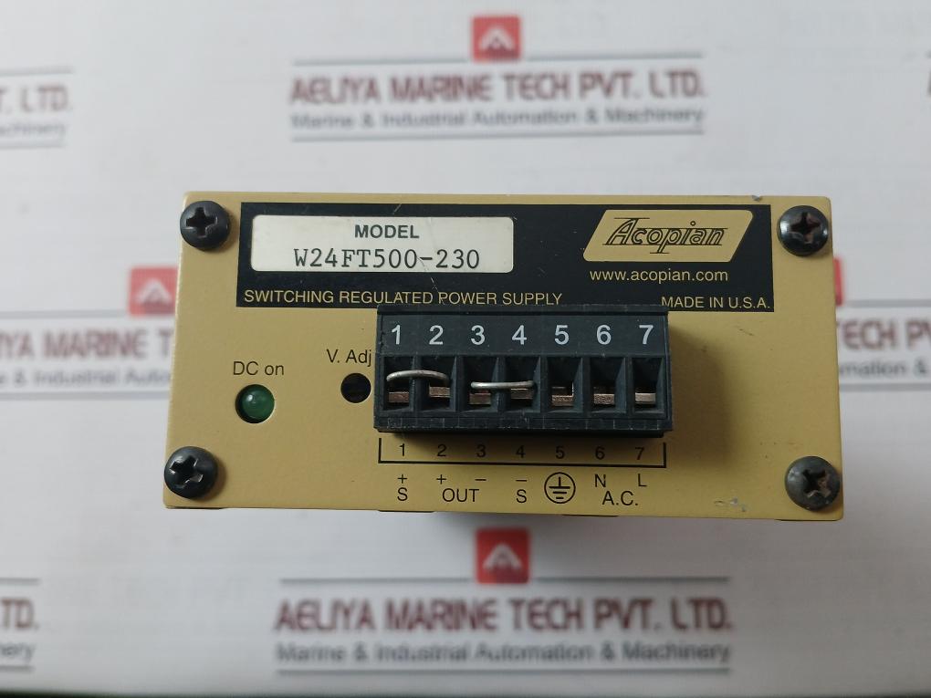 Acopian W24Ft500-230 Switching Regulated Power Supply Ame00055