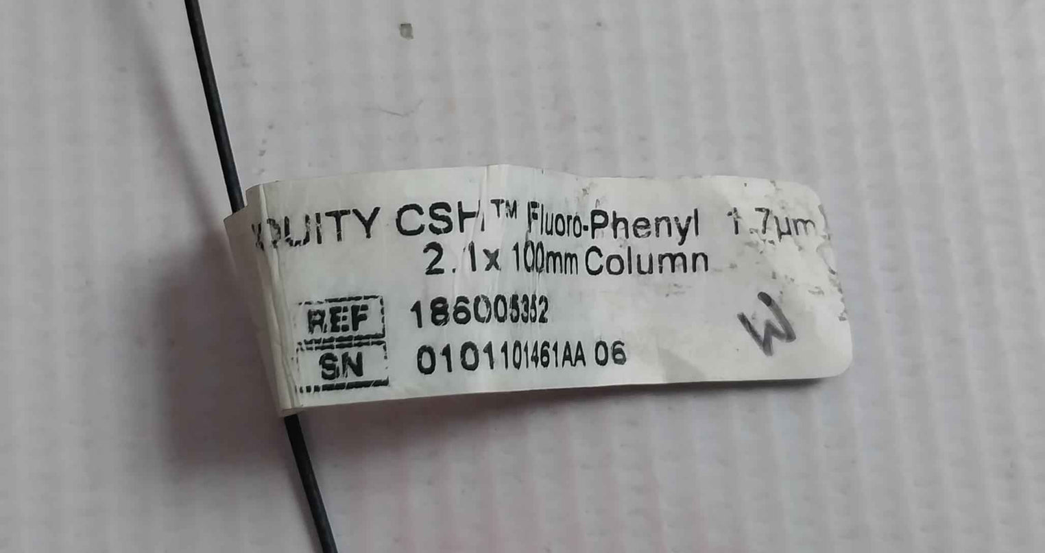 Acquity 186005352 Uplc Csh Fluro-phenyl Column 2.1X100Mm 1-wire