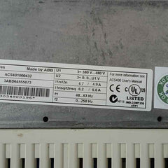 Acs401000432 Frequency Converter Drive Abb 48-63 Hz