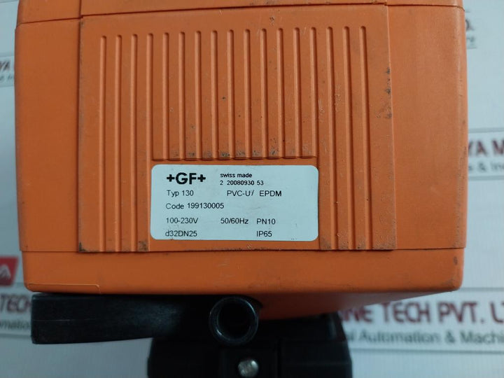 Actuated Valve 130/Pvc-u/Epdm Georg Fischer 100-230V, 50-60Hz P Max 10