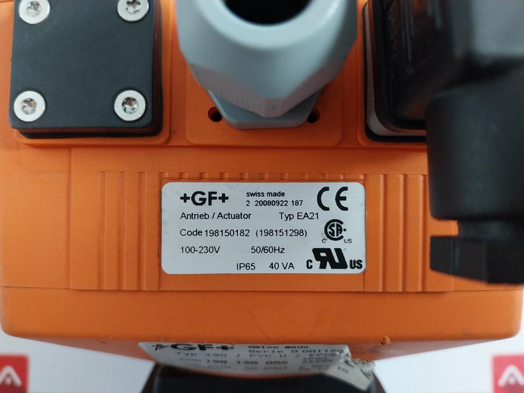 Actuated Valve 130/Pvc-u/Epdm Georg Fischer 100-230V, 50-60Hz P Max 10
