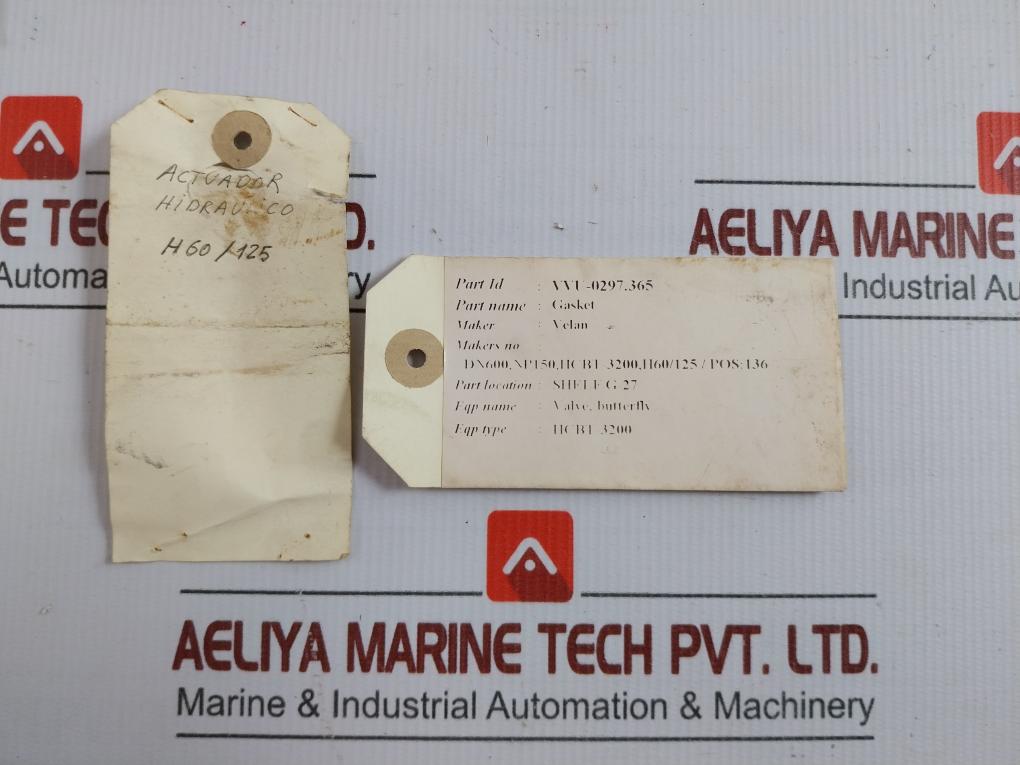 Actuator Gasket For Cryogenic Cargo Valve King Paper Oil 50 Gm