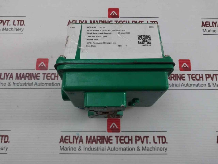 Actuator R4Bf03-2-ral6029 Voltage - 115Vac Indelac