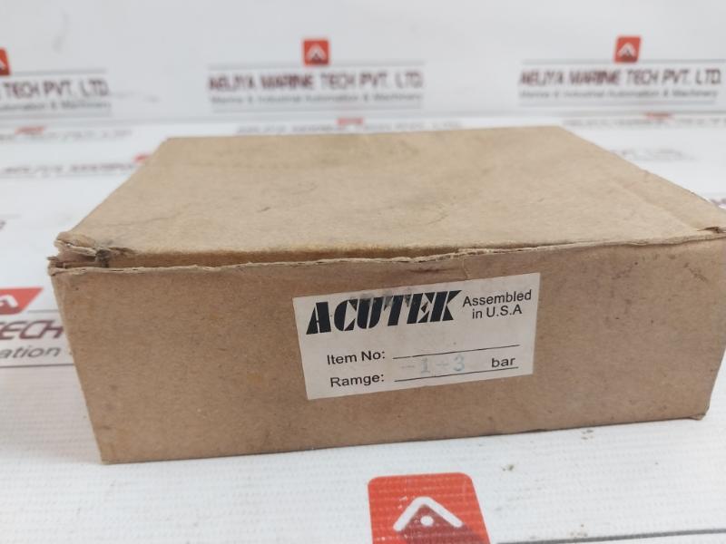 Acutek -1 To 3 Bar Pressure Gauge 210119881