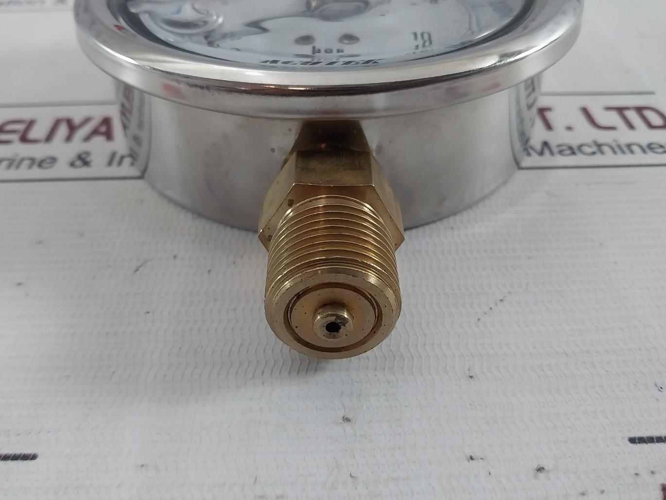 Acutek Pressure Gauge 0-10 Bar 0-150 Psi