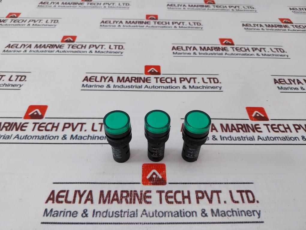 Lot of 3X AD16-16C LED Power Pilot Signal Light Lamp 24V