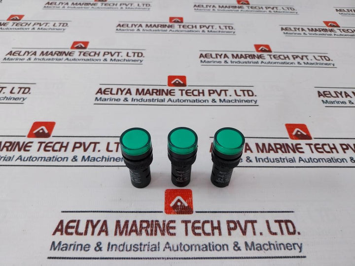Lot of 3X AD16-16C LED Power Pilot Signal Light Lamp 24V
