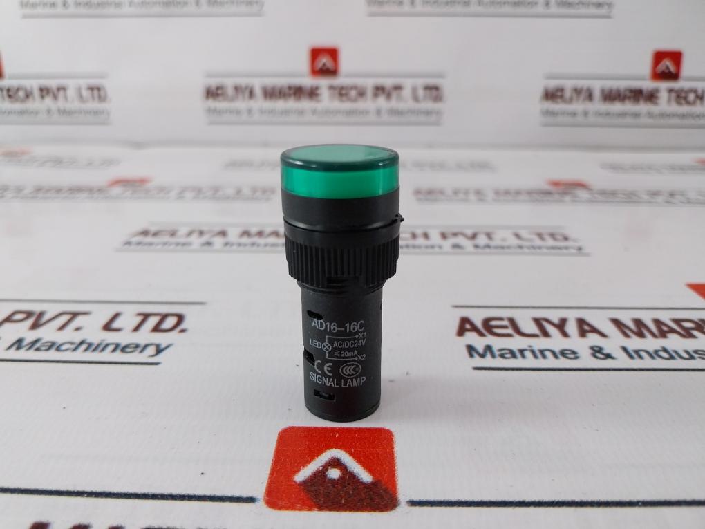 Lot of 3X AD16-16C LED Power Pilot Signal Light Lamp 24V