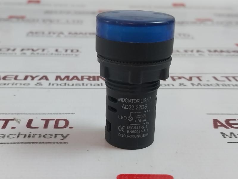 Ad22-22Ds Indicator Light Led Flush Mount Flashing Alarm For Electrical Control Panel