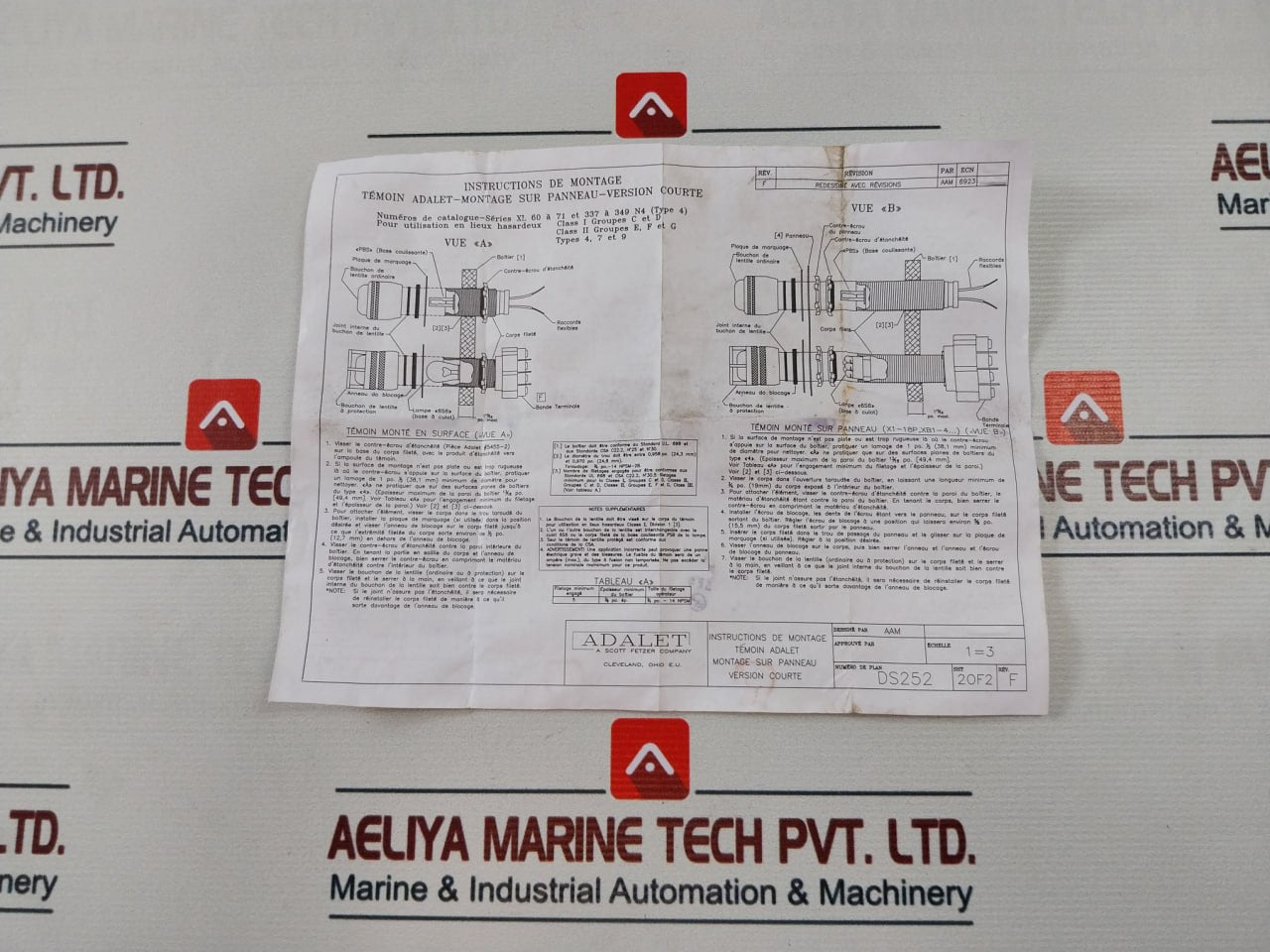 Adalet Series Xl Red Indicator Light 6W 30V