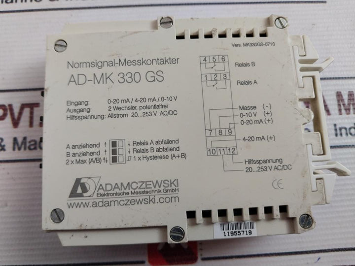 Adamczewski Ad-mk 330 Gs Standard Signal Measuring Contact Mk330Gs-0710