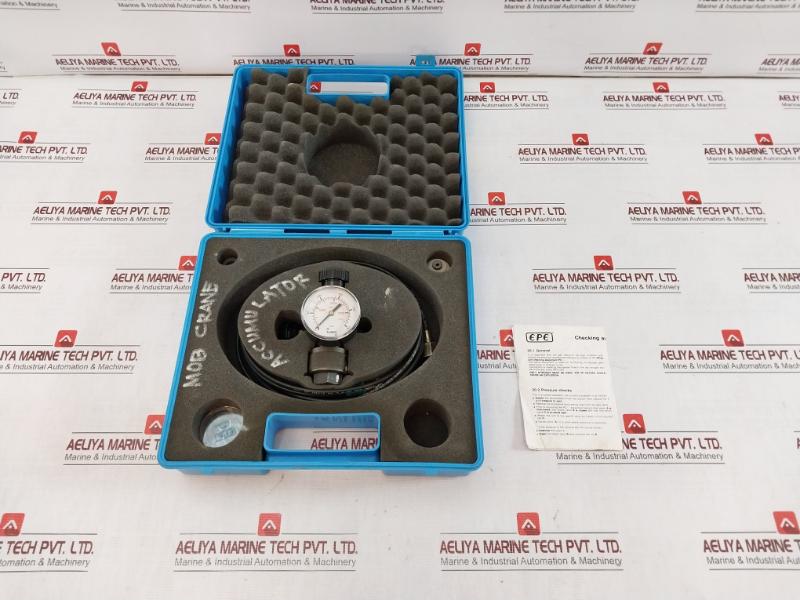 Adami Pc 250/60D-no Accumulator Charging Set 0-250 Bar 0-3500 Psi (Incomplete)