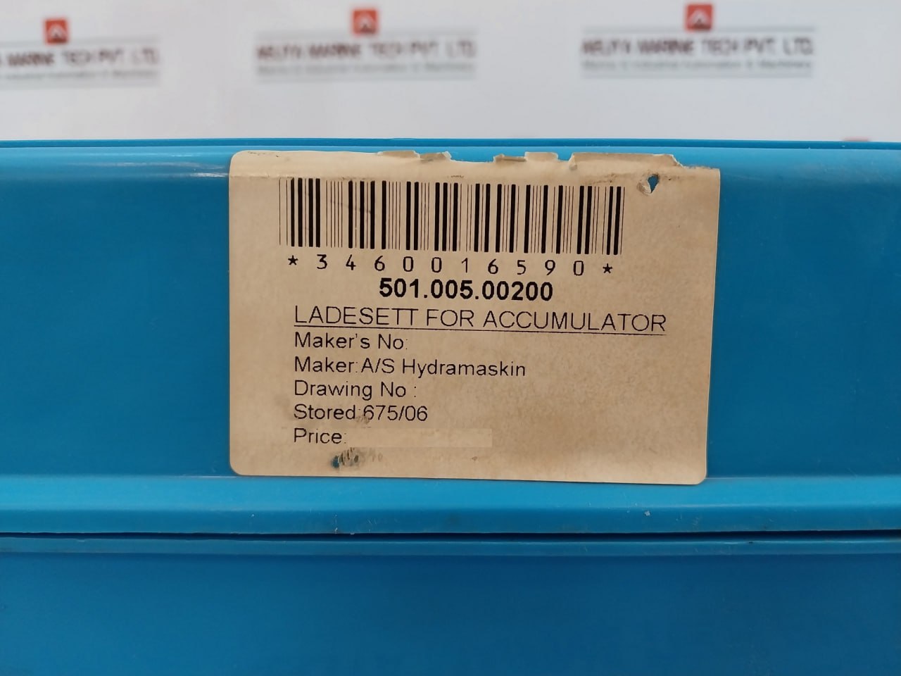 Adami Pc 250/60D-no Accumulator Charging Set 0-250 Bar 0-3500 Psi (Incomplete)