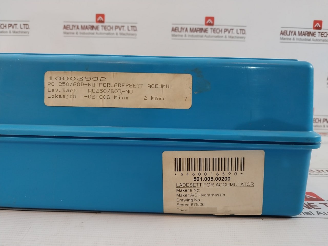 Adami Pc 250/60D-no Accumulator Charging Set 0-250 Bar 0-3500 Psi (Incomplete)