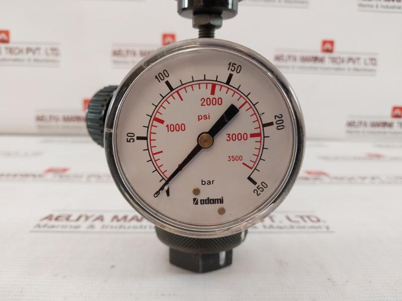 Adami Pc 250/60D-no Accumulator Charging Set 0-250 Bar 0-3500 Psi (Incomplete)