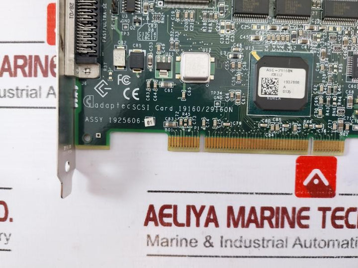Adaptec 1925606-01 Scsi Interface Card Controller Dell 2j902 Asc-29160n Cfc