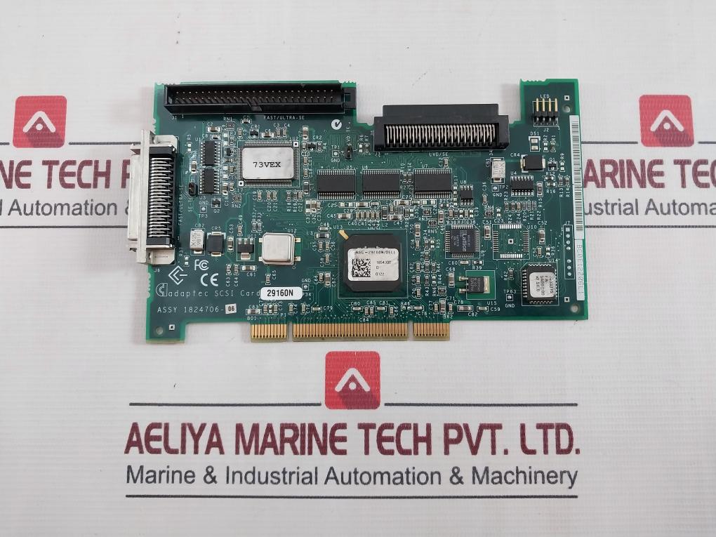 Adaptec Assy 1824706-06 Scsi Card 29160N Dp/N: 073Vex-c/O Sg-rev A00
